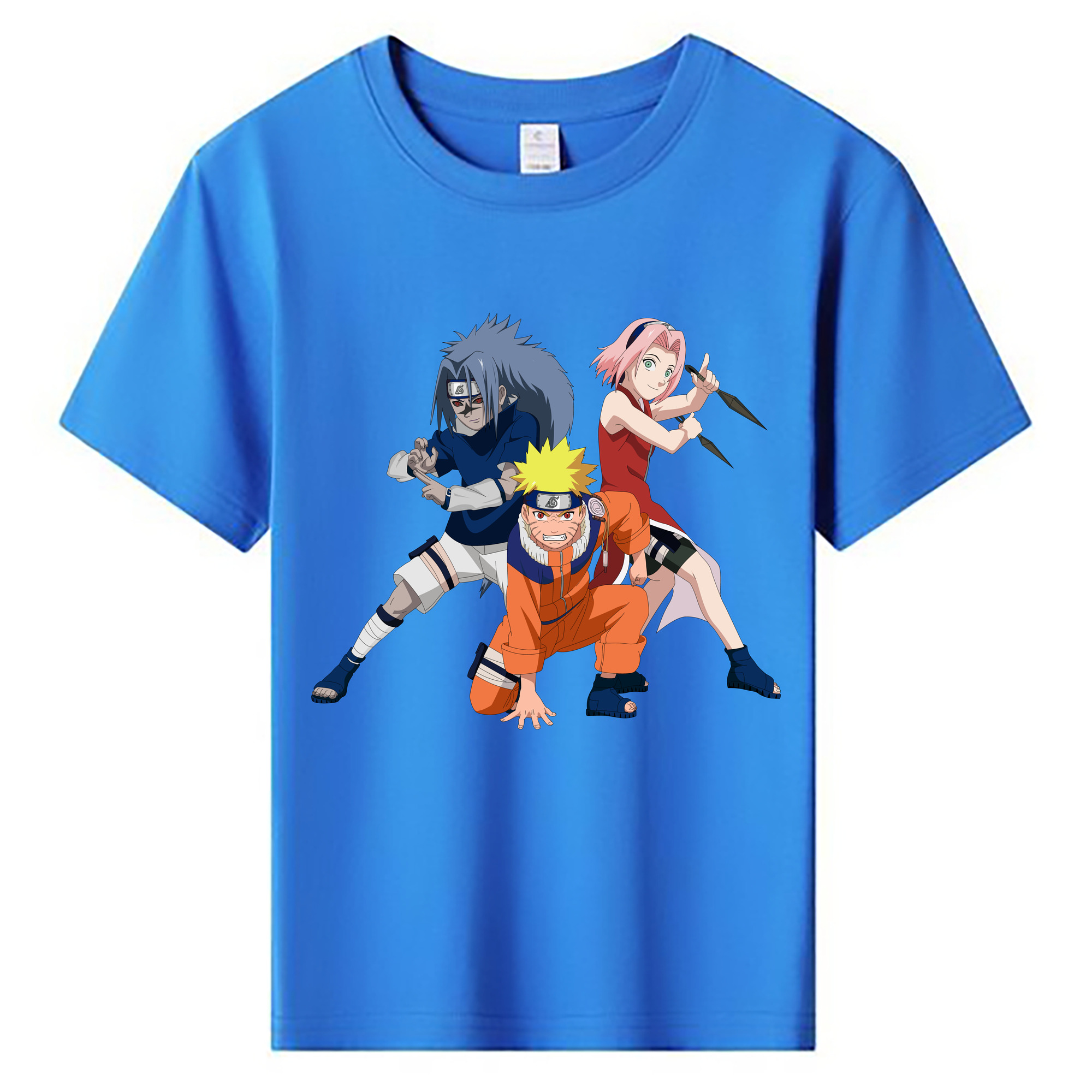 （画像用） NARUTO -ナルト- うずまき ナルト Uzumaki Naruto 綿100％キッズTシャツ（フロントプリント）